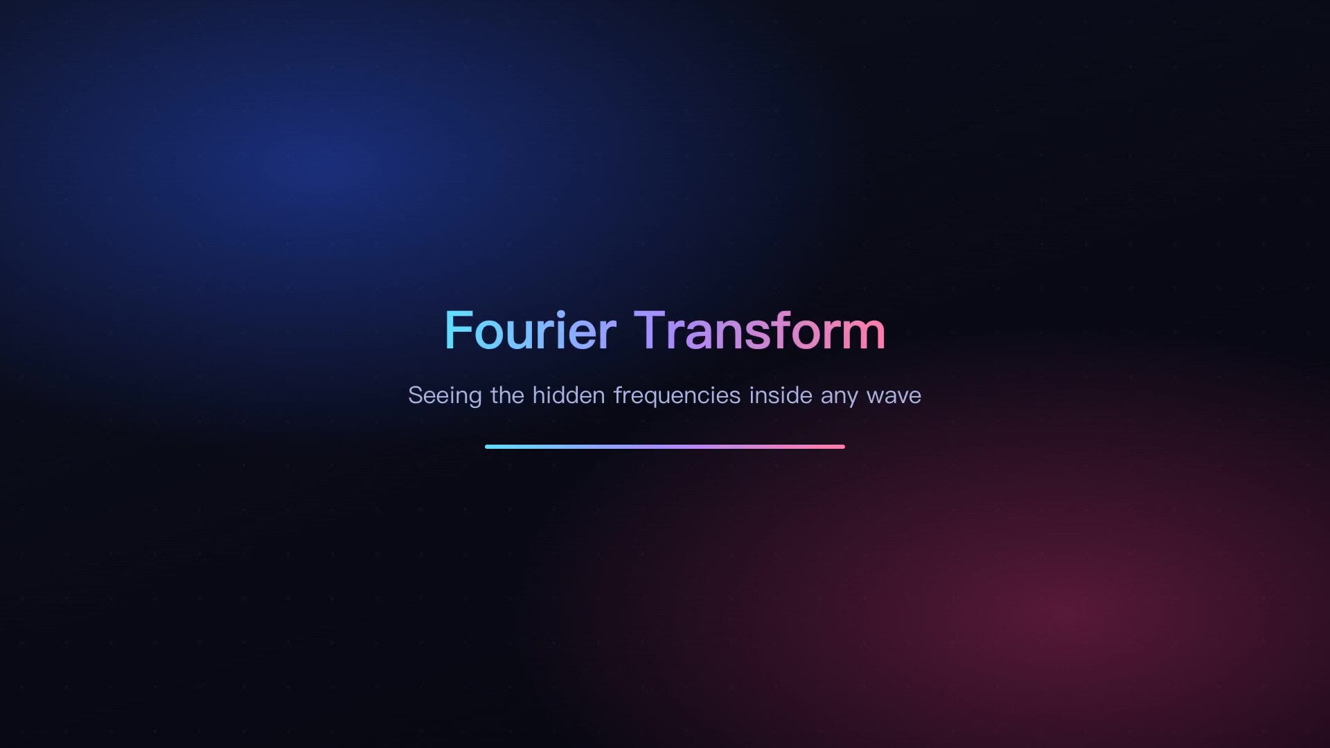The Fourier Transform, Visualized